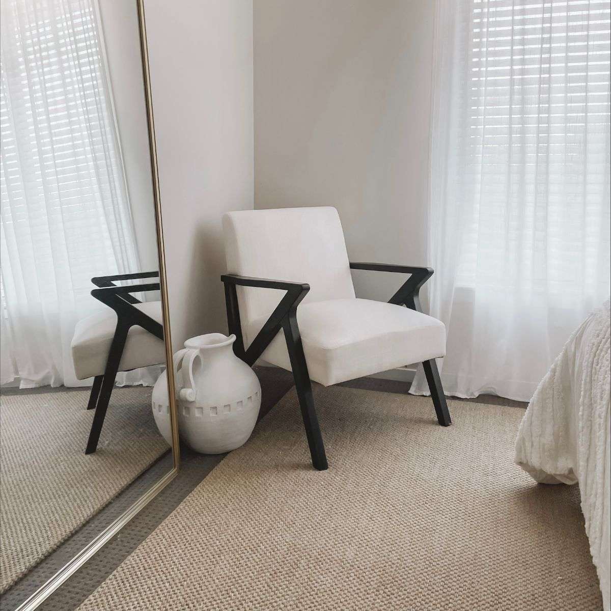 Hector Occasional Chair - Black/Natural