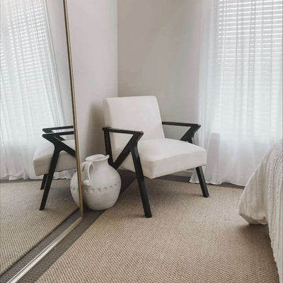 Hector Occasional Chair - Black/Natural