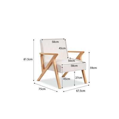 Hector Occasional Chair - Natural