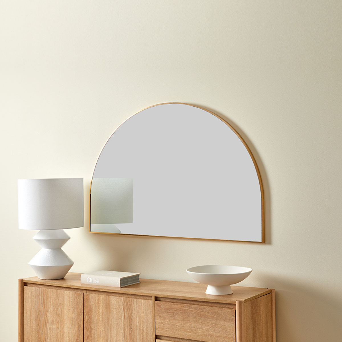 Anna Arch Mirror - Gold