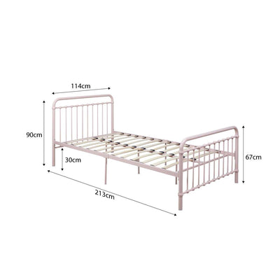Sonata King Single Bed Pink + Mattress Bundle
