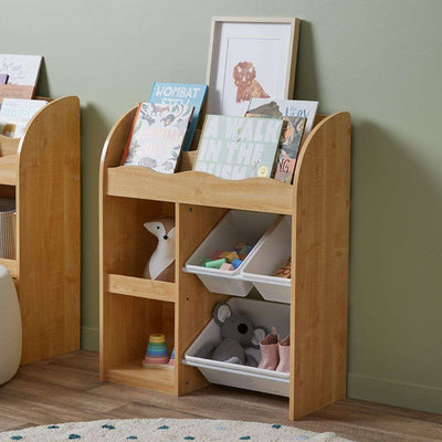 Theo Kids Bookshelf and Tub Organiser