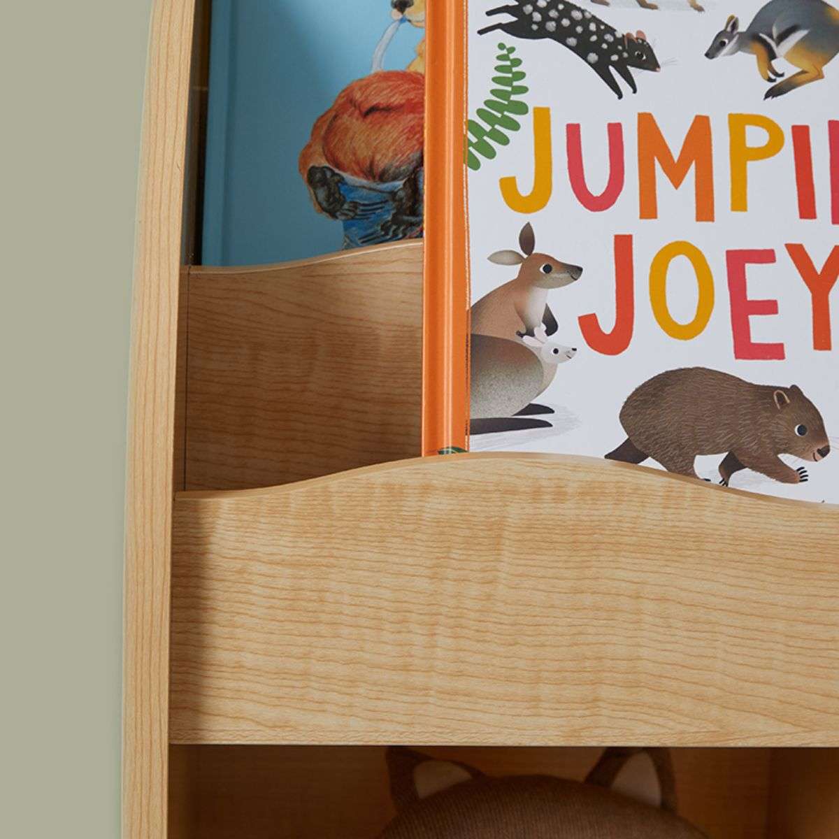 Theo Kids Bookshelf and Tub Organiser