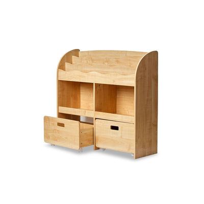 Theo Kids Bookshelf and Toy Drawer Organiser