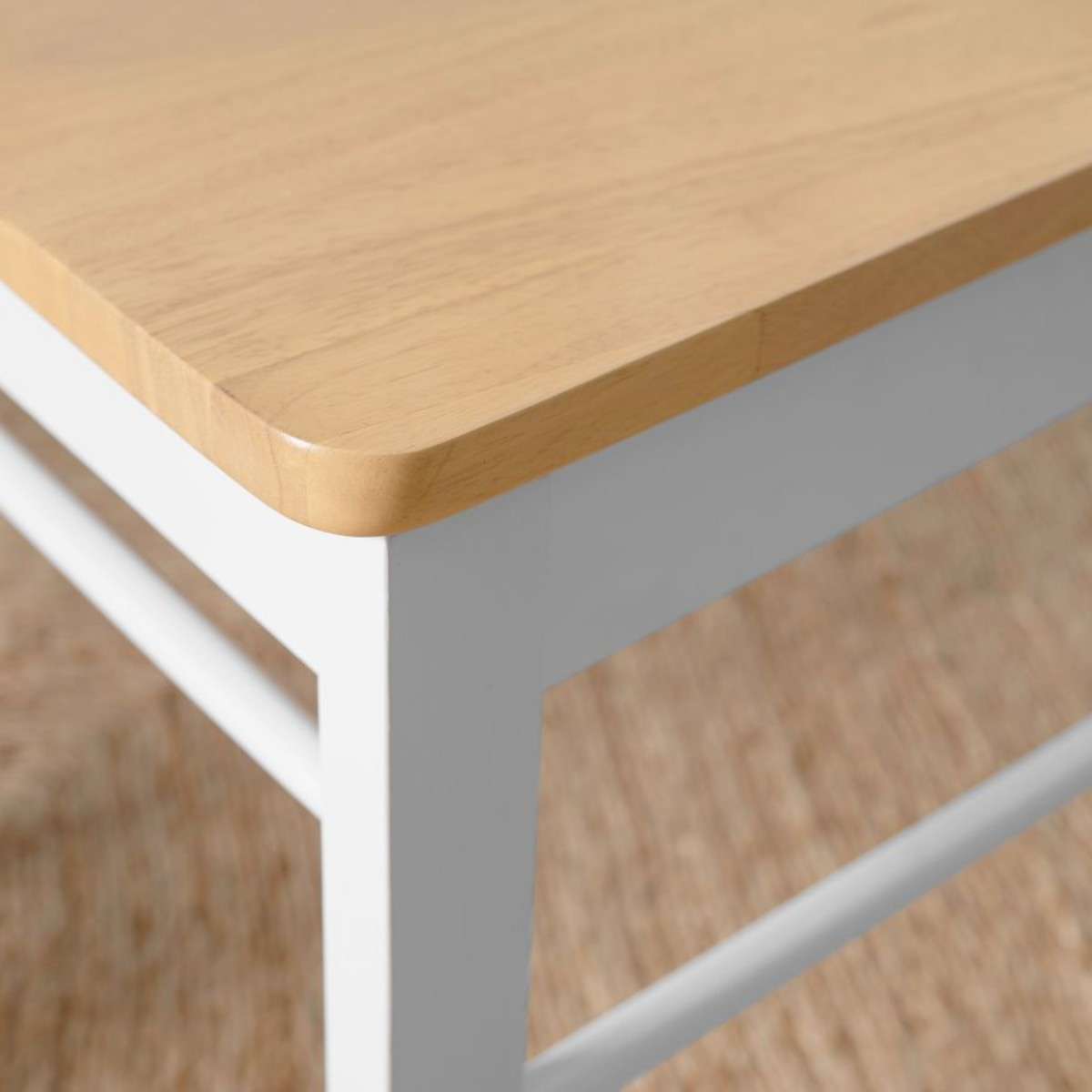 Hamptons Dining Chair - White/Natural