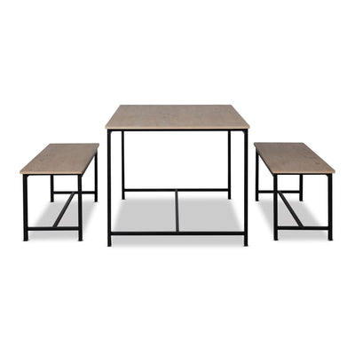 Reese 4 Seater Dining Set - Black
