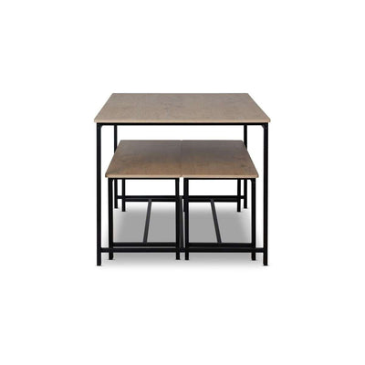 Reese 4 Seater Dining Set - Black