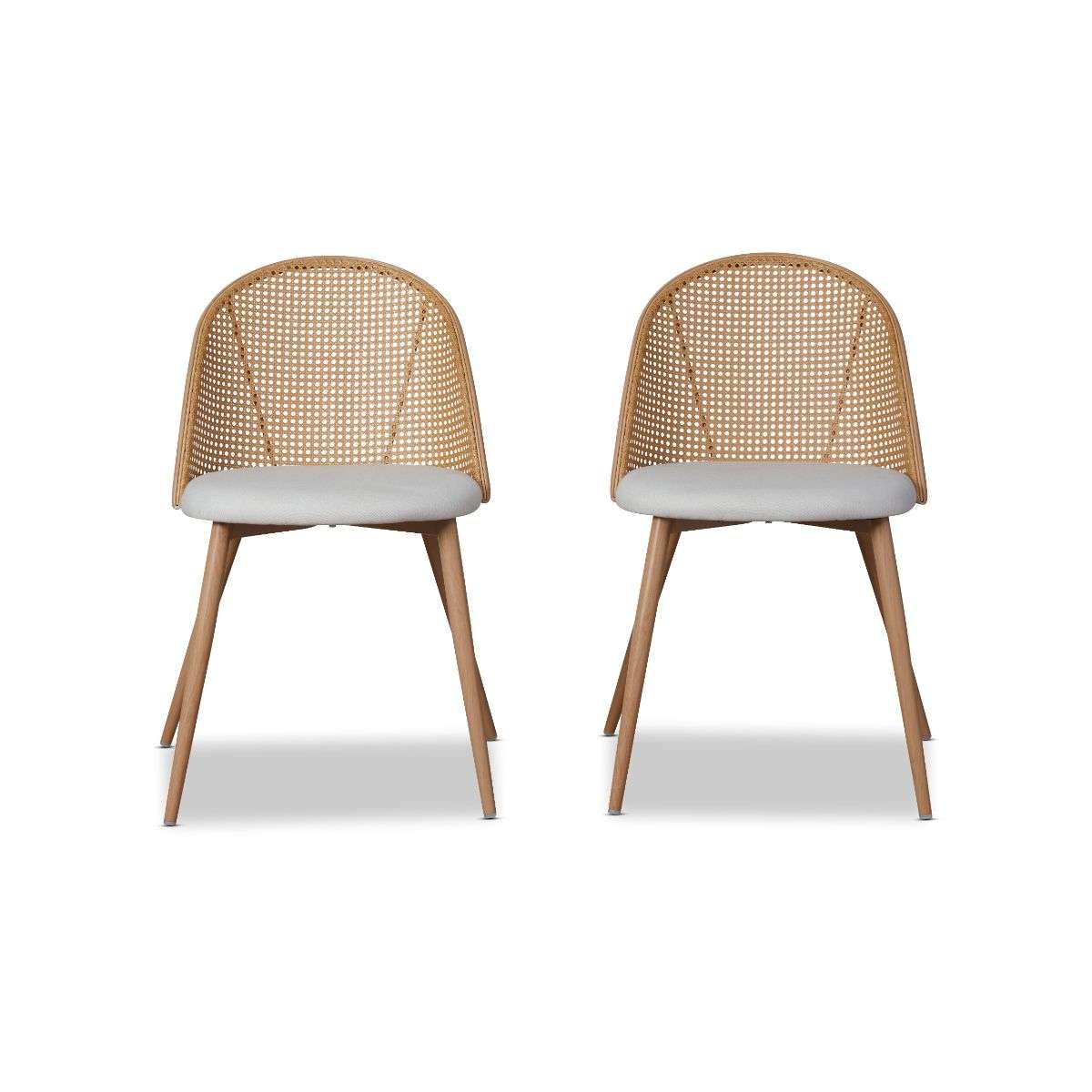 Avila Dining Chair - Set of 2 - Natural