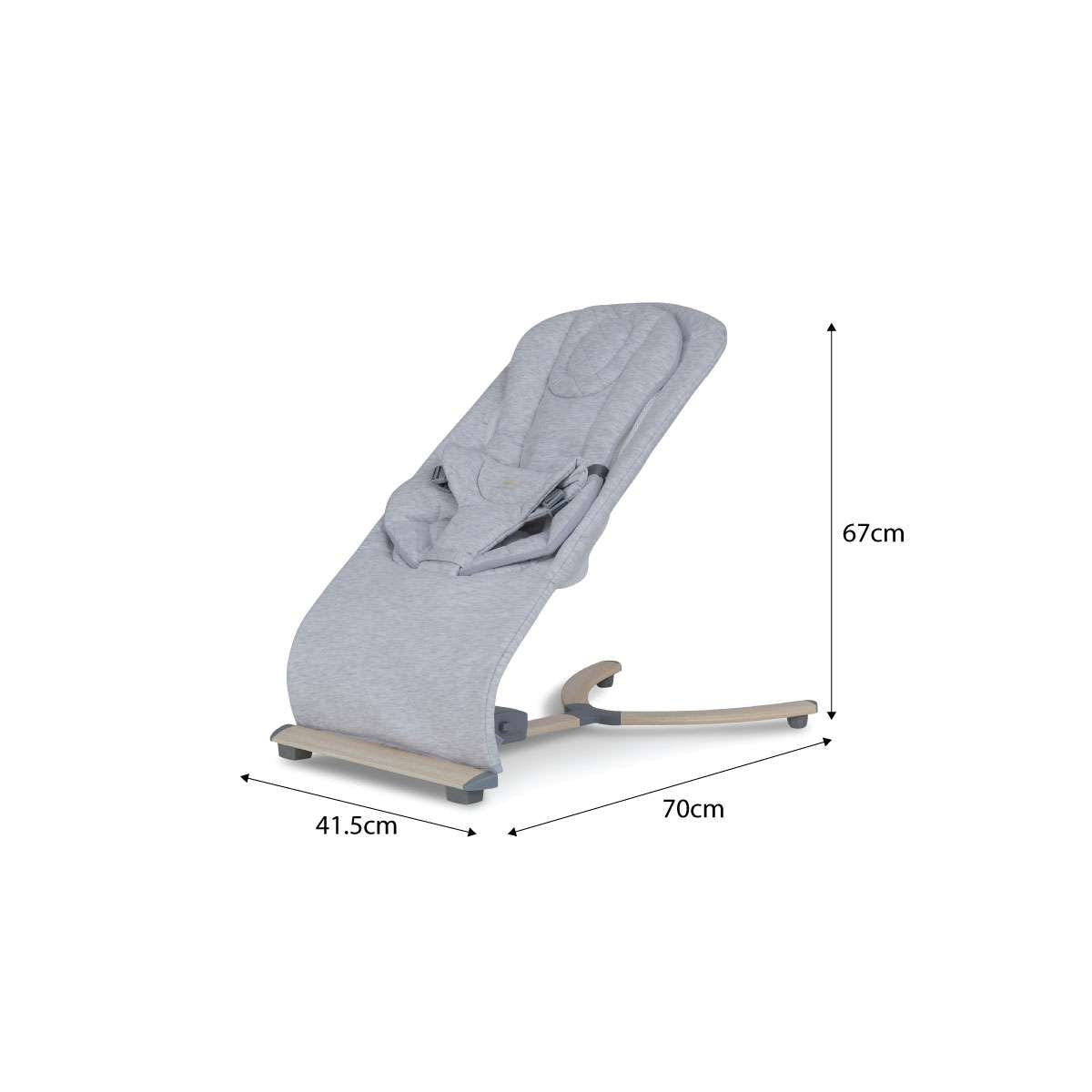 Aubrey Padded Bouncer - Soft Grey