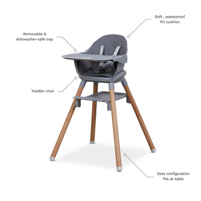 Macey 3-in-1 Highchair - Grey