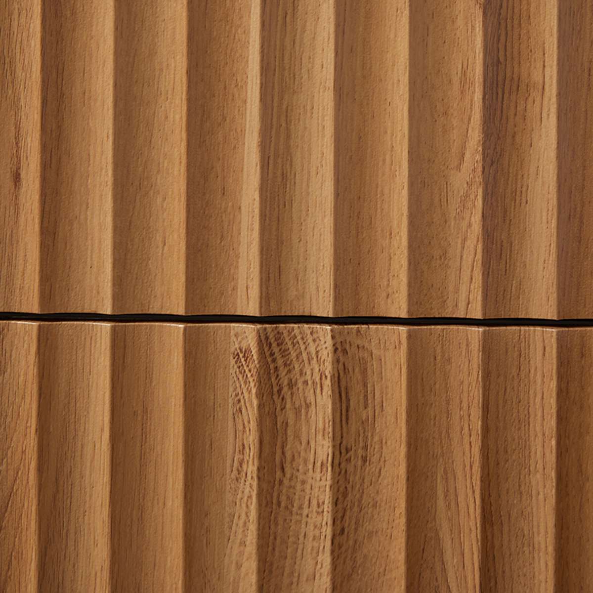 Nyla Bedside Table - White/Natural