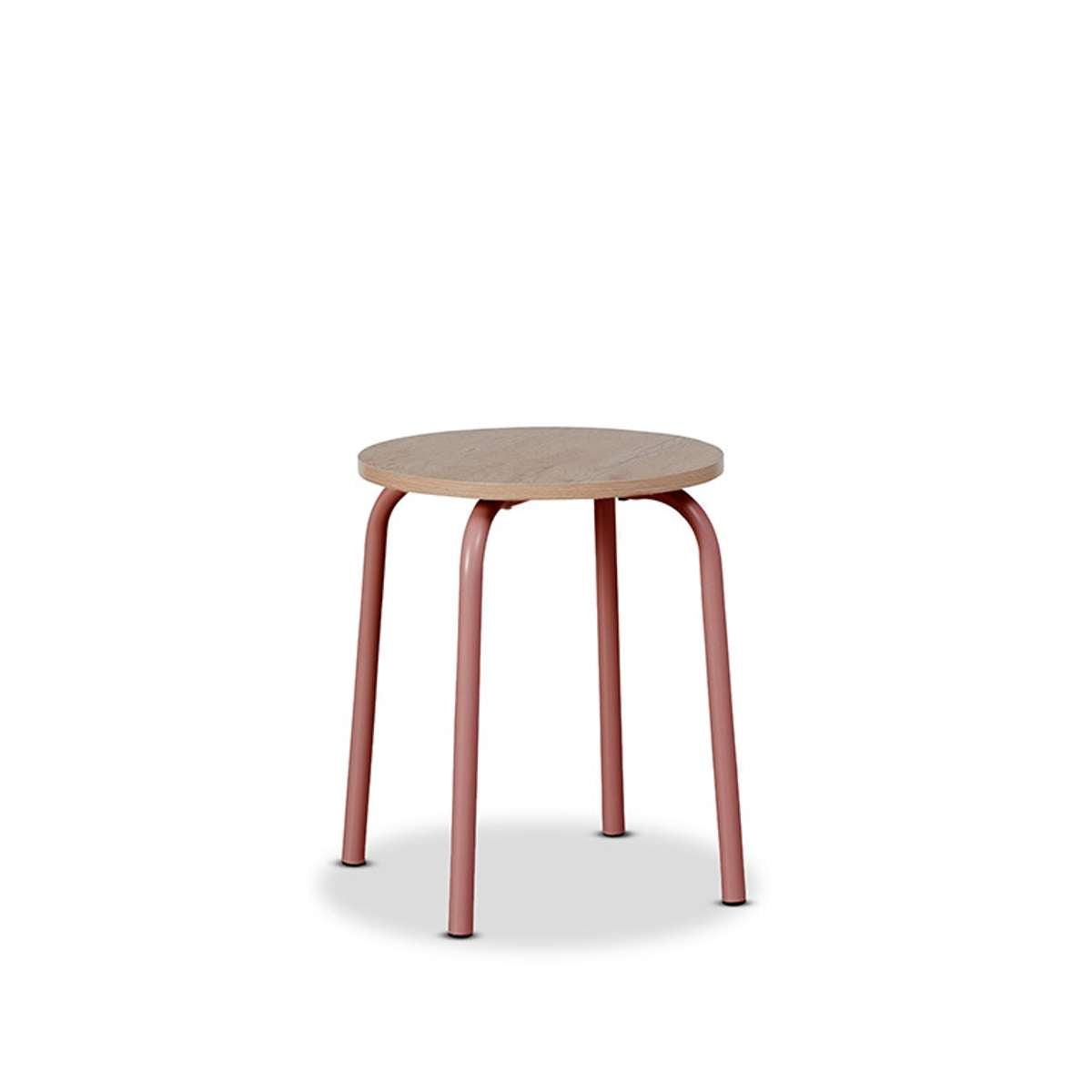 Mocka Junior Metal Stool - Pink