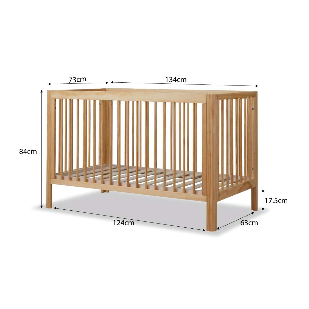 Fraser Natural Four Piece Nursey Set