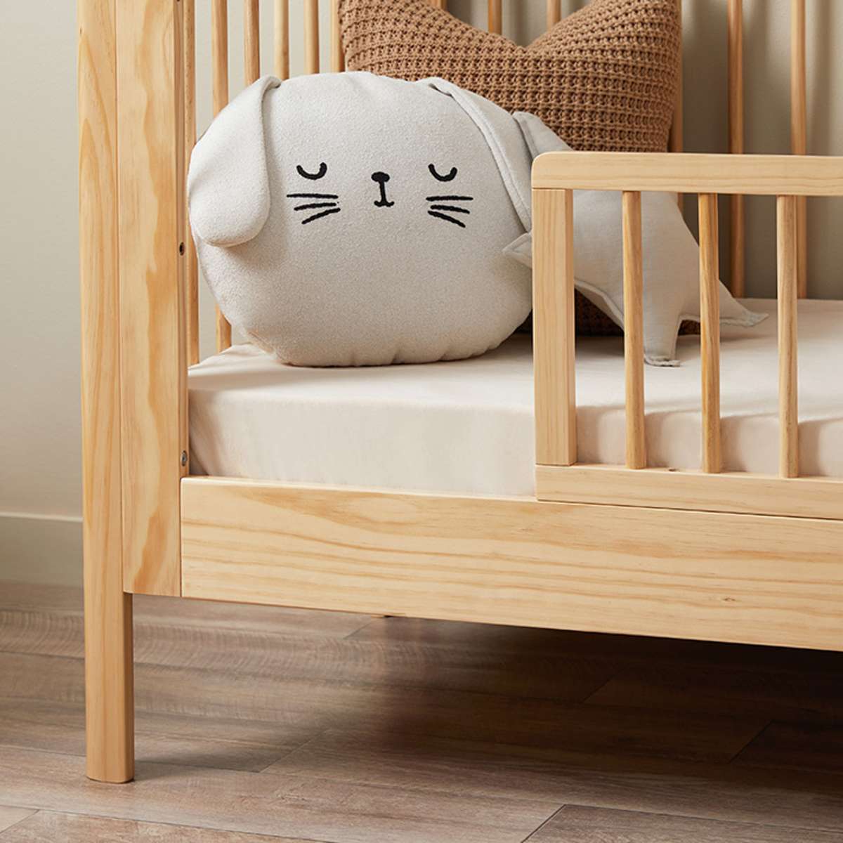 Fraser Coastal Cot Toddler Bed Half Frame - Natural