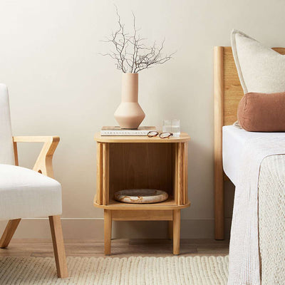 Maeve Bedside Table - Natural