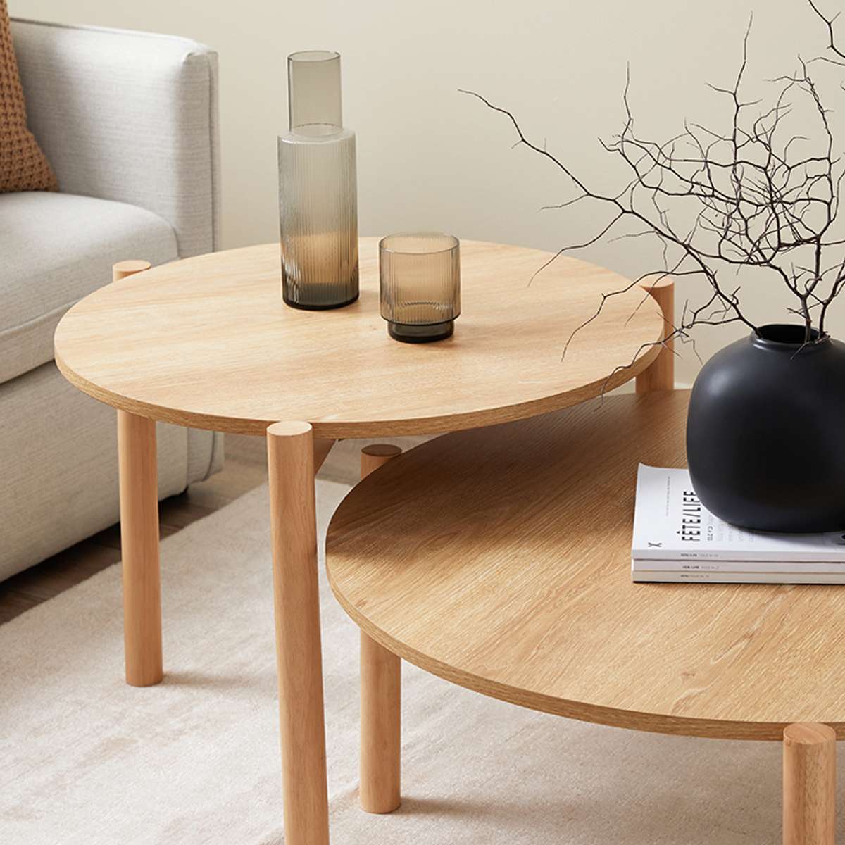Blair Round Nesting Coffee Tables