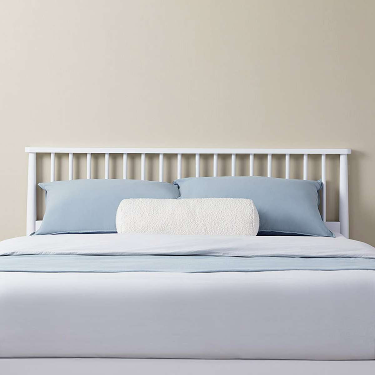 Napier Queen Bed - White