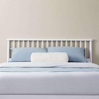 Napier Queen Bed - White