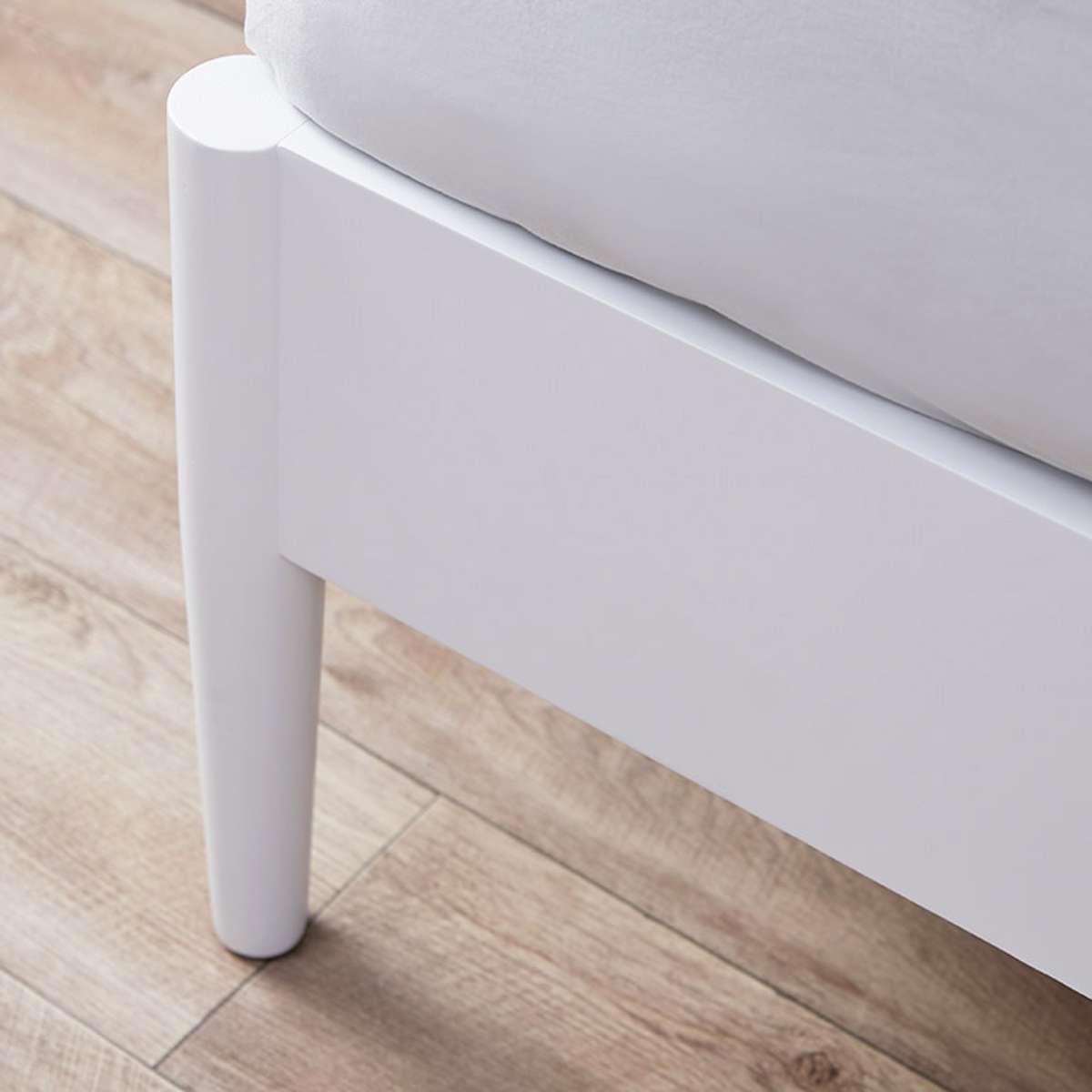 Napier Queen Bed - White