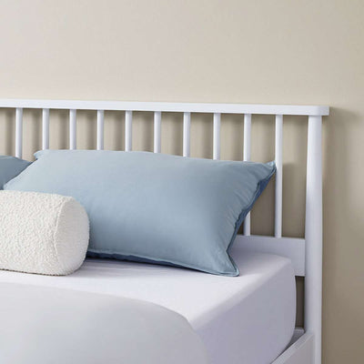 Napier Queen Bed - White
