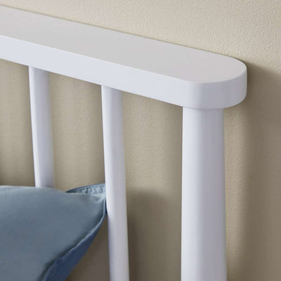 Napier Queen Bed - White