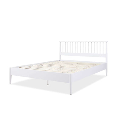 Napier Queen Bed - White