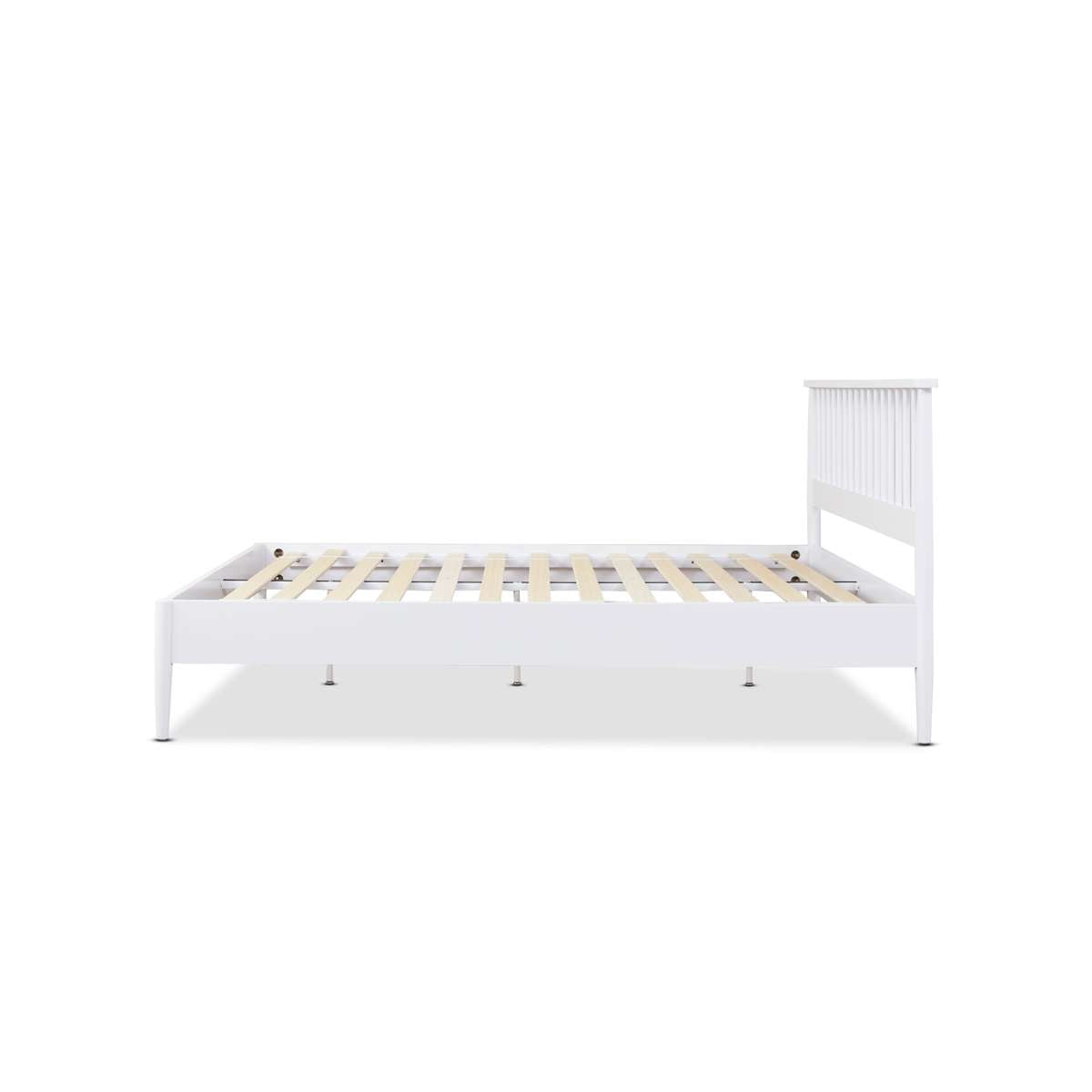 Napier Queen Bed - White
