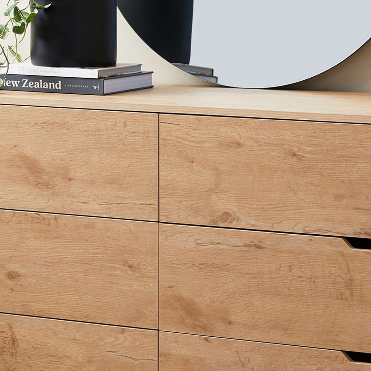 Zack Six Drawer - Natural