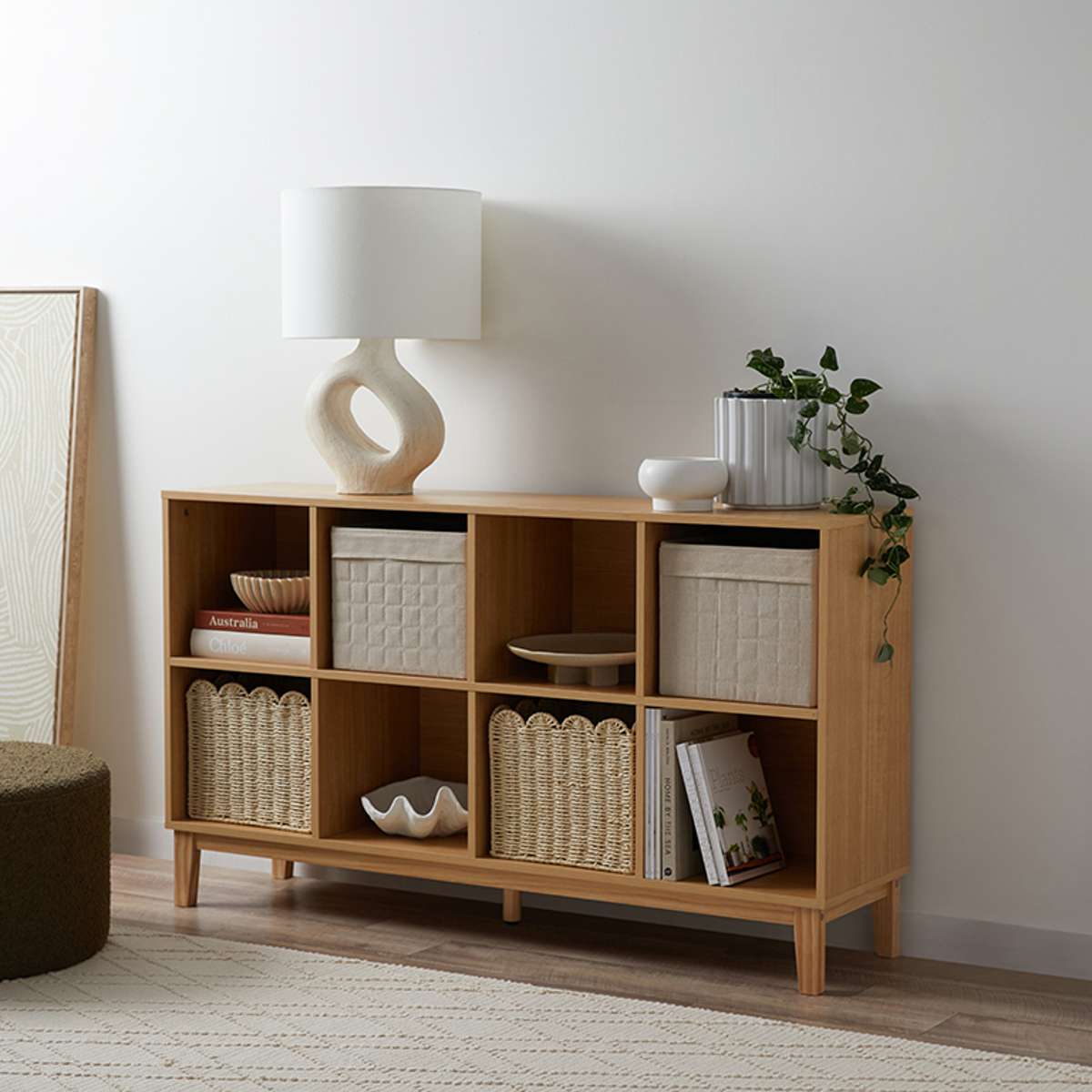 Watson 8 Cube Storage Unit - Natural