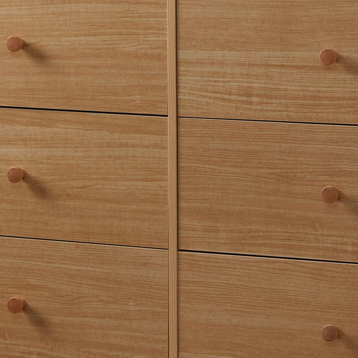 Aspen Six Drawer - Natural