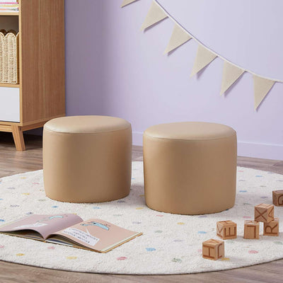 Mini Roo + Mini Moo Beige Two Seater Set