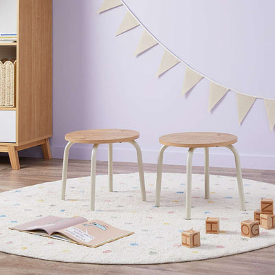 Mini Brixton Cream Four Seater Set