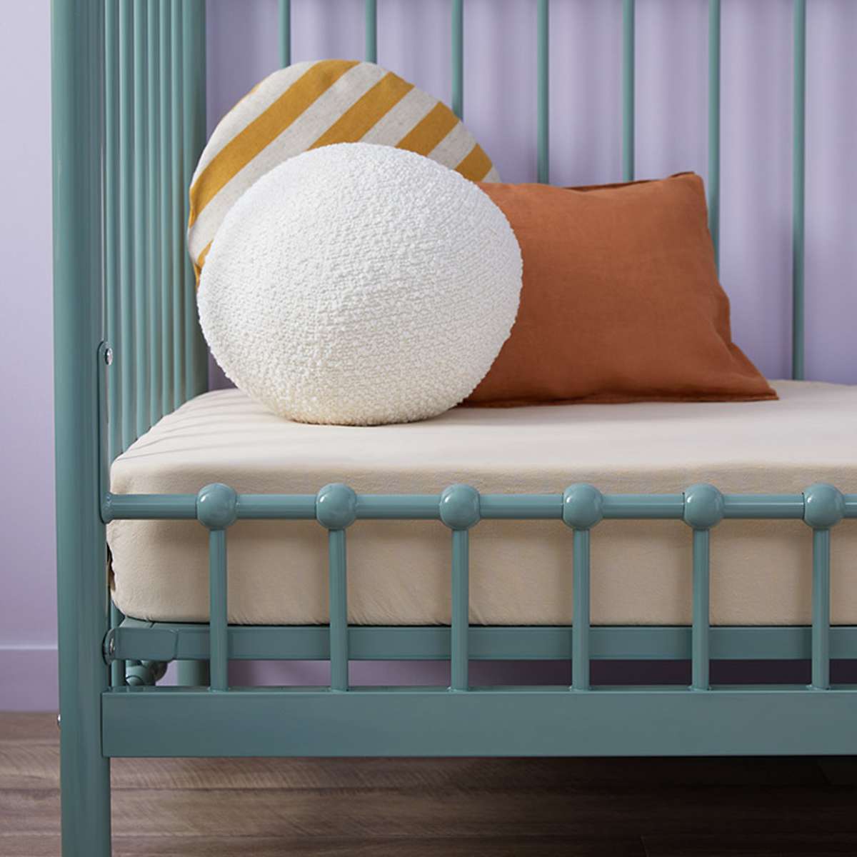 Sonata Cot Toddler Bed Conversion - Sage Green