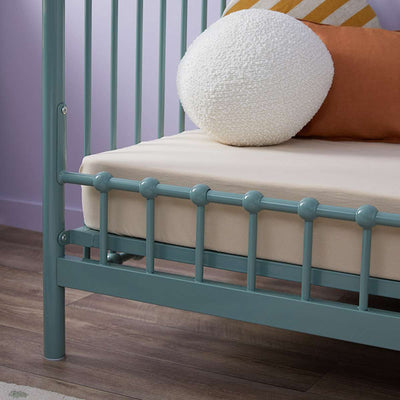 Sonata Cot Toddler Bed Conversion - Sage Green