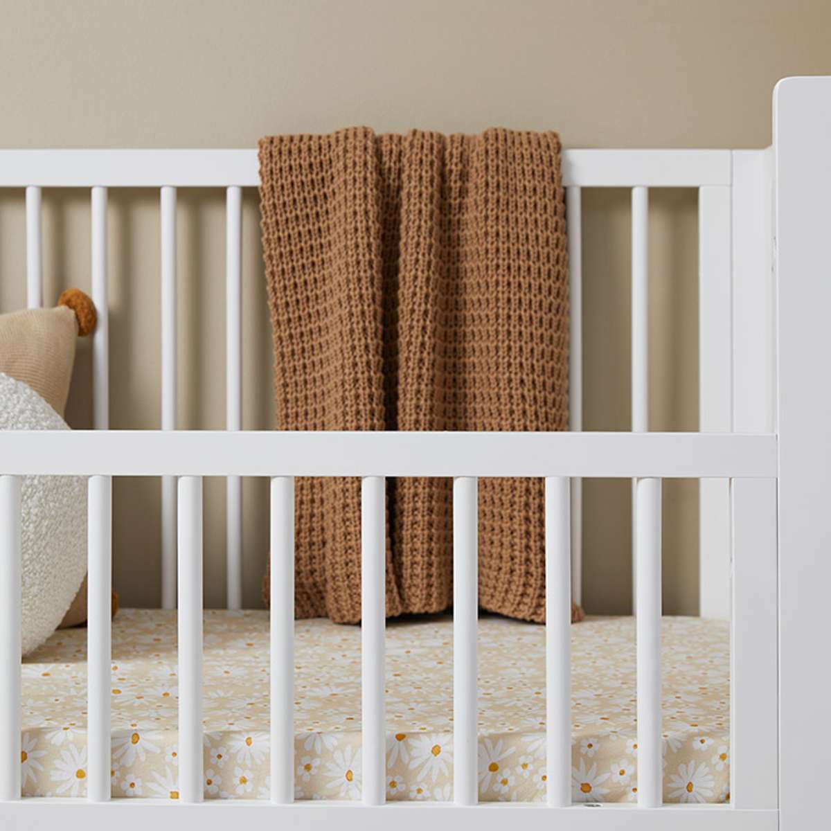 Maisie Cot Toddler Bed Half Frame - White