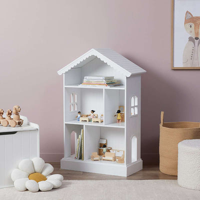 Scalloped Dollhouse Bookshelf