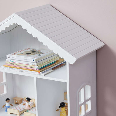 Scalloped Dollhouse Bookshelf