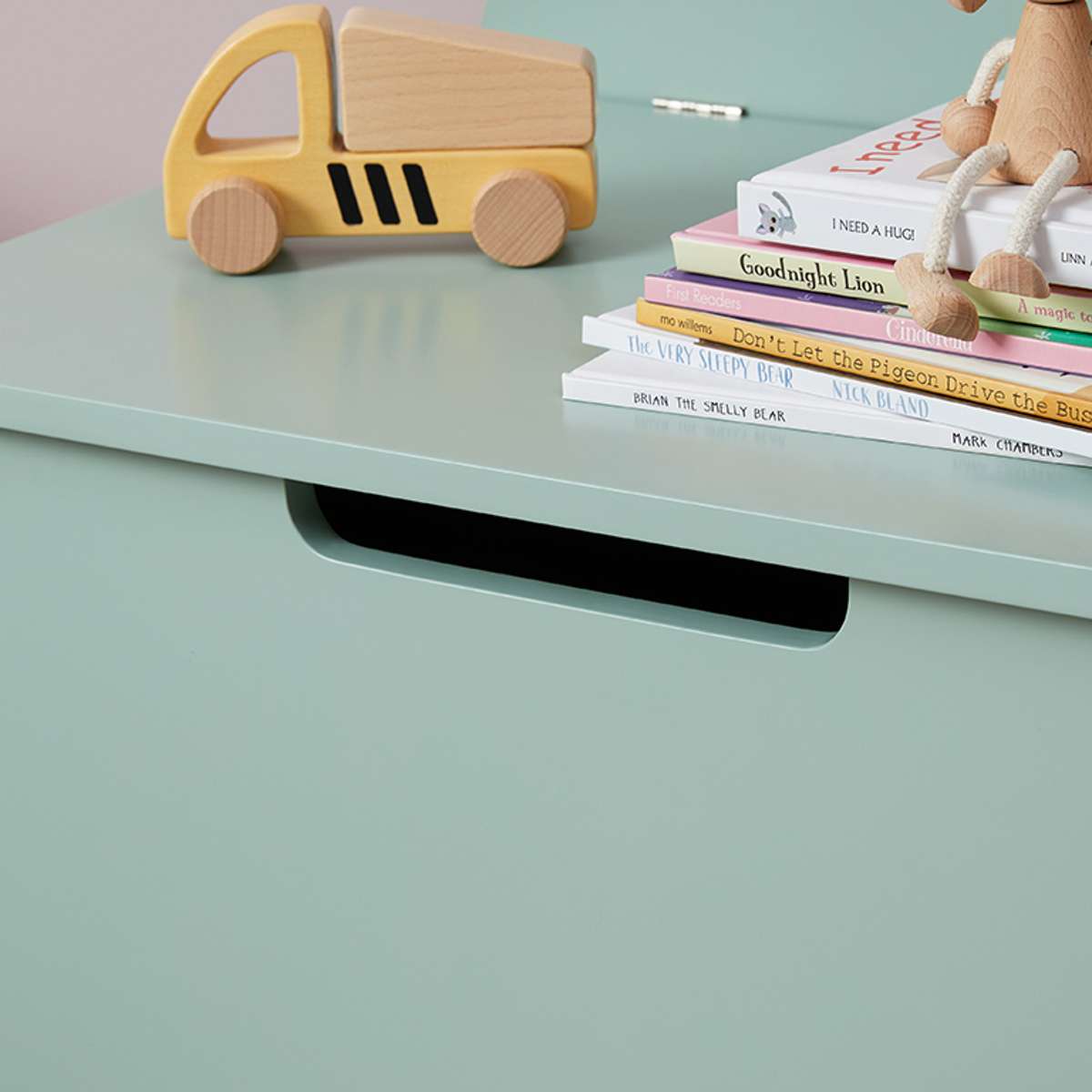 Pebble Toy Box - Sage Green