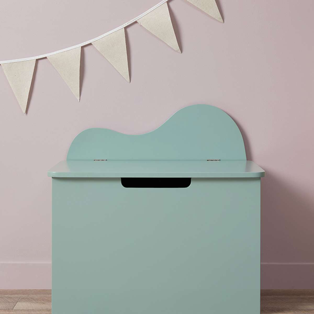 Pebble Toy Box - Sage Green
