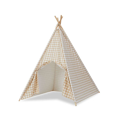 Henley Teepee - Beige Gingham