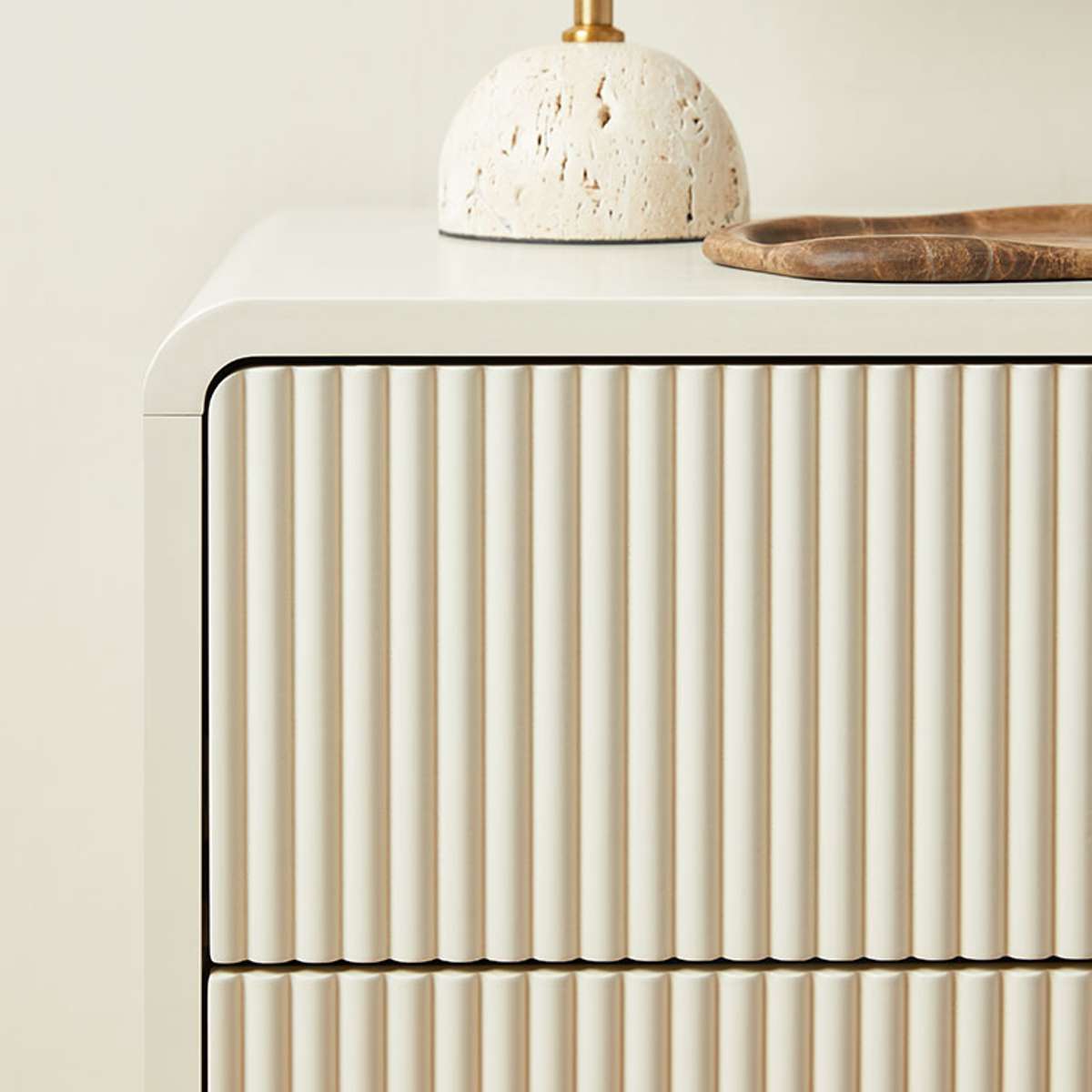 Majorca Bedside Table - Beige