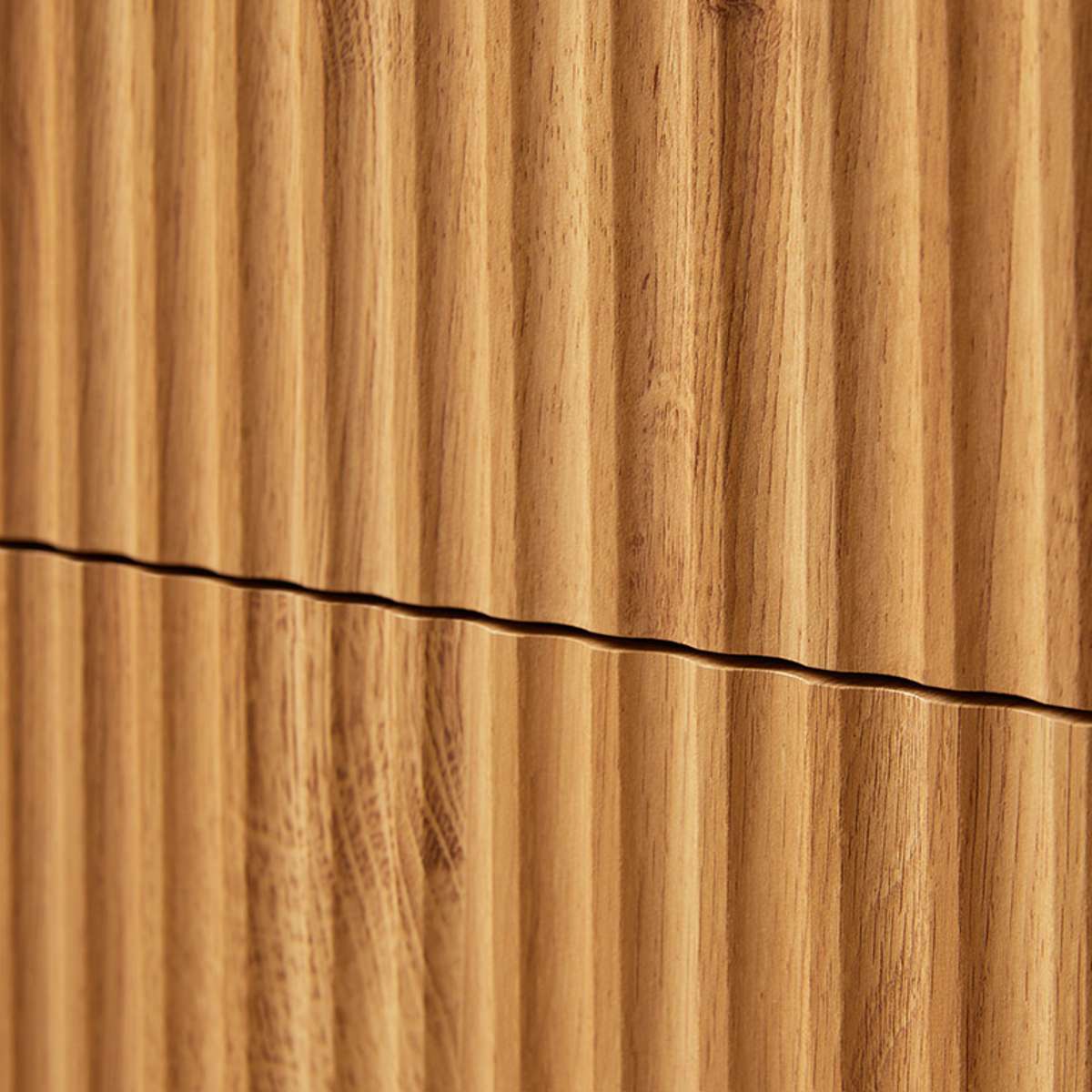 Deven Ball Feet Bedside Table - Natural