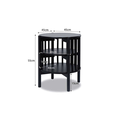 Akari Side Table - Black