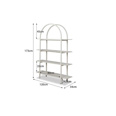 Alfie Arched Shelves - Beige