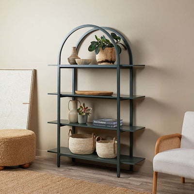 Alfie Arched Shelves - Green