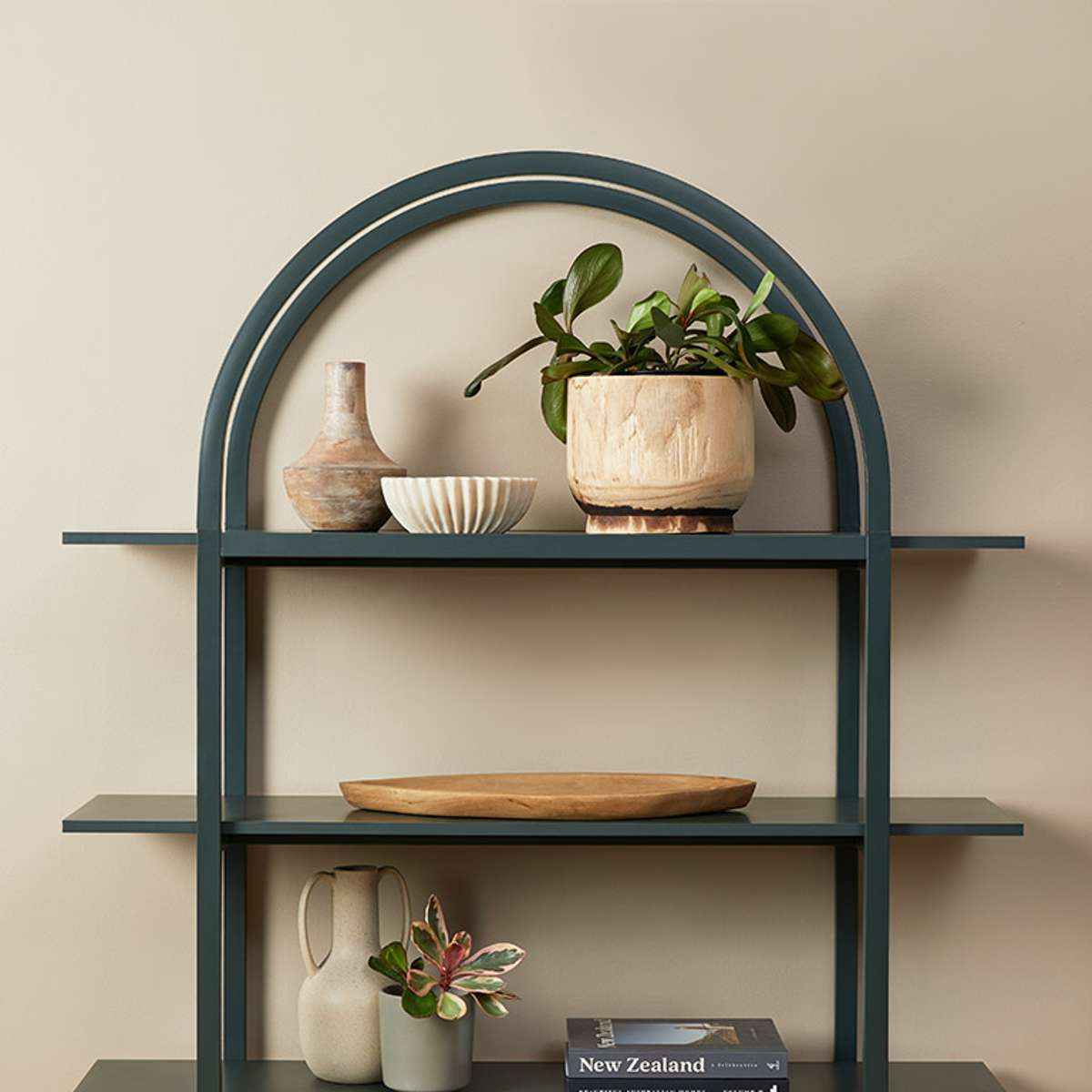 Alfie Arched Shelves - Green