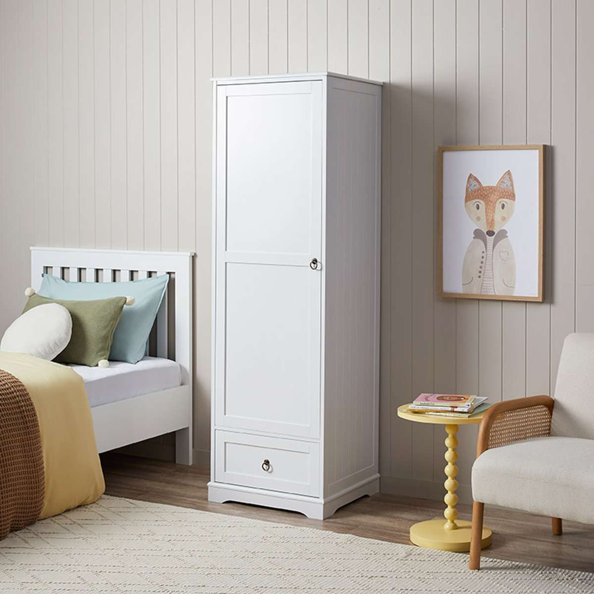 Hamptons Wardrobe - One Door