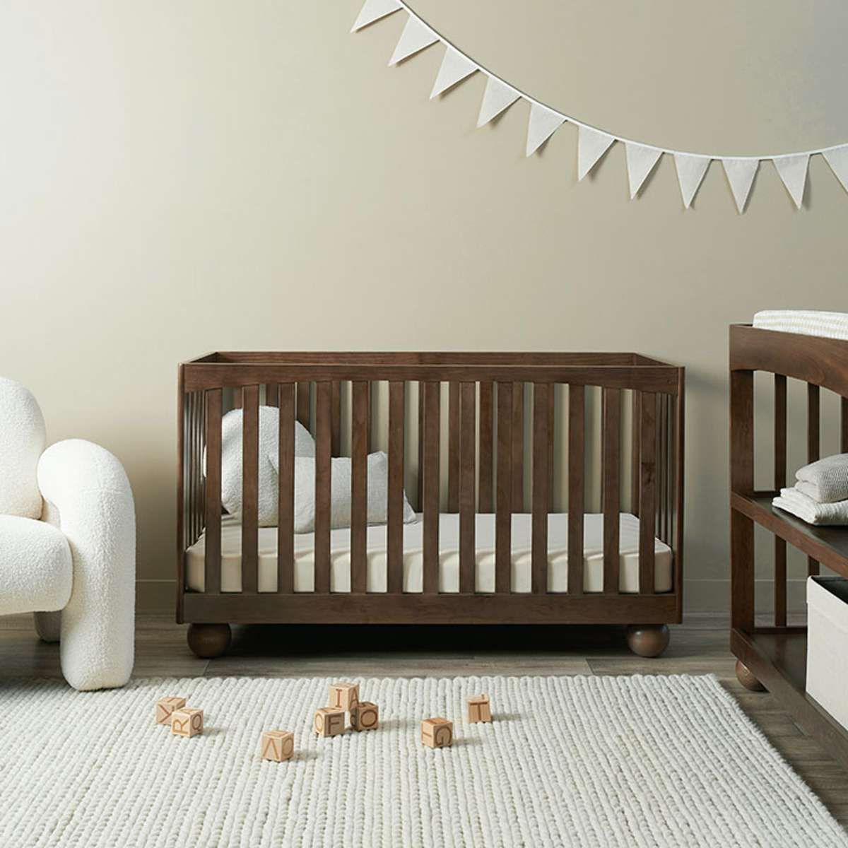 Blake Almond Four Piece Nursery Furniture Set