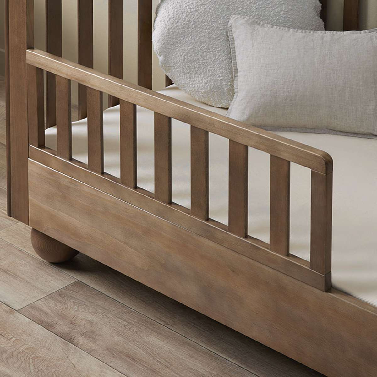 Blake Cot Toddler Bed Half Frame - Almond