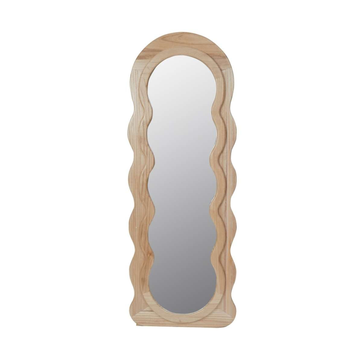 Wave Solid Wood Mirror